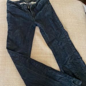 Hiphugger flared jeans